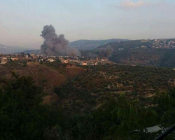قصف إسرائيلي يستهدف مواقع للنظام في ريفي حماة وطرطوس