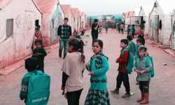 المدارس في مخيمات الشمال السوري