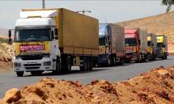 42 ألف شاحنة مساعدات من الهلال التركي إلى الداخل السوري 