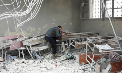 حلب: تعديل توقيت الامتحانات وفق أوقات الغارات الروسية