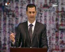 الأسد يؤكد 
