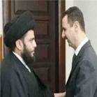 بشار يُكِّرم مقتدى الصدر مكافأة لجرائمه في سوريا